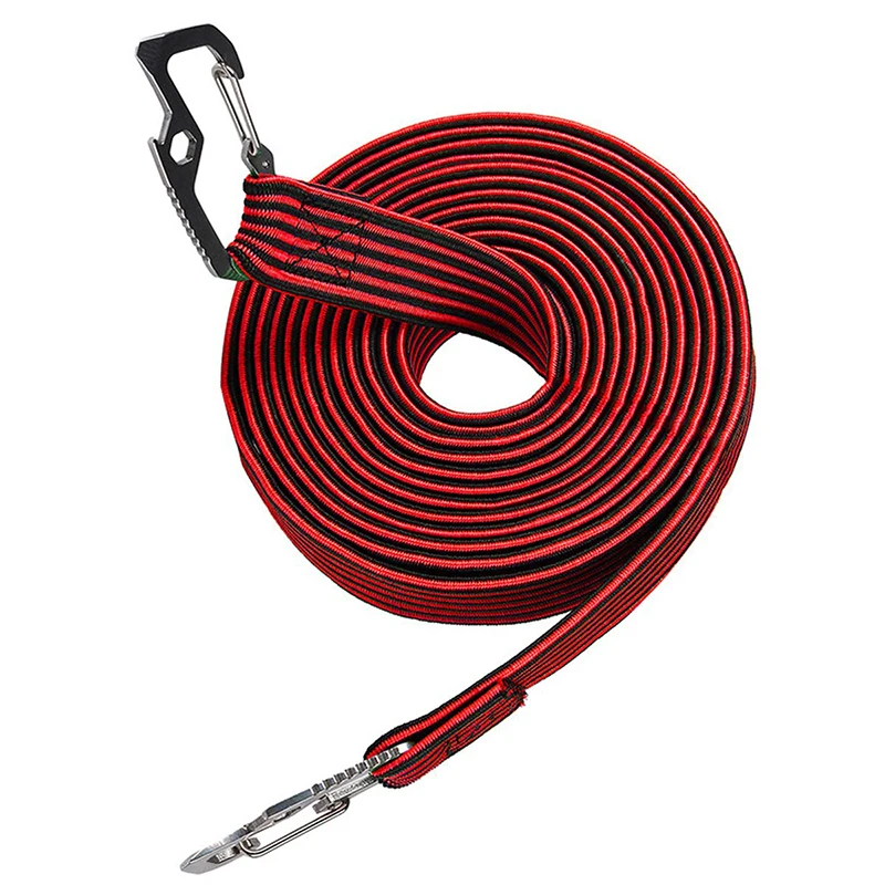 

Long Bungee Cords with Hooks, Highly Stretchy Clips Bike Motorbike Luggage Cord Rope,Great for Hand Carts, Cargo, Camping