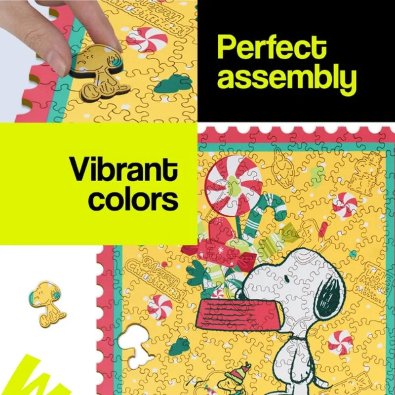 2026 Snoopy Peanuts Comics Series The More The Merrier Wooden Puzzles for Adults Handmade Educational Home Decor Wall Art Gifts