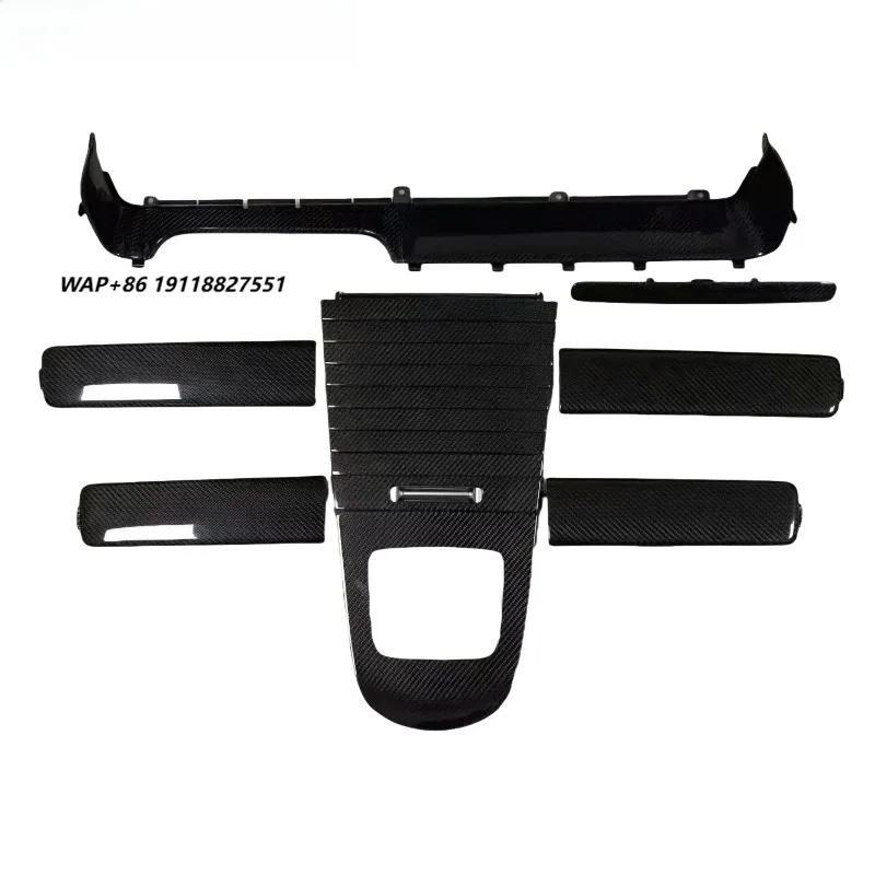 Perfect Fitment Dry Carbon Fiber Interior Accessories Center Panel for  G-Class W465 G500 G63 Central Console Cover