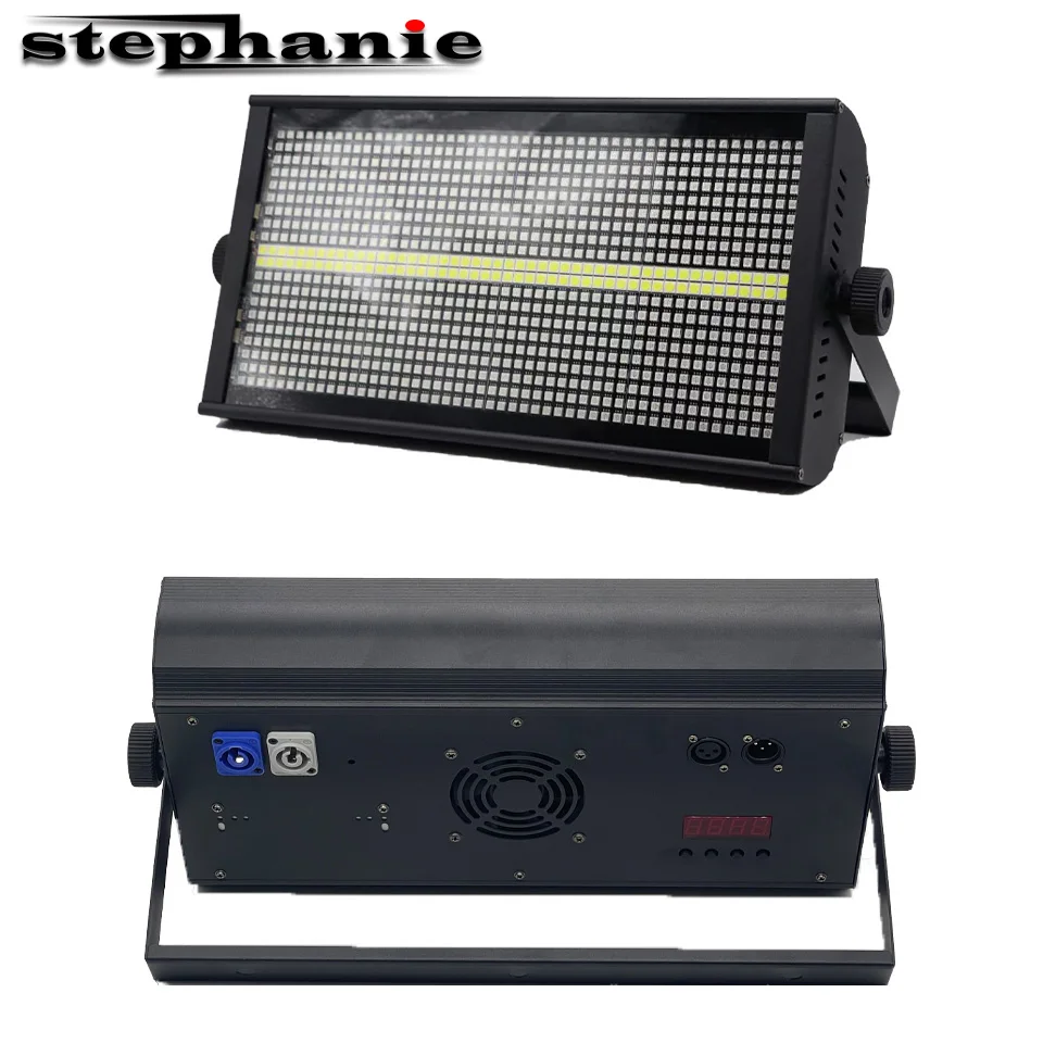 400W RGB 3in1 LED Strobe Light Stephanie DMX Controlled 8 Segment Strobe DJ Disco Light Background Decorative Effect Lighting