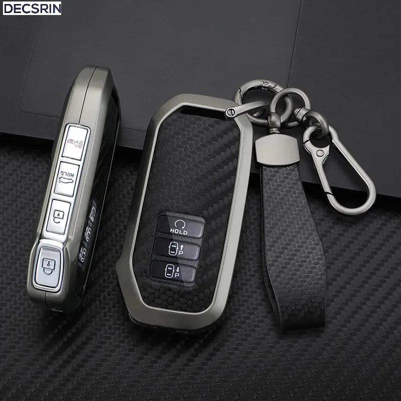 

7 buttons zinc alloy leather car key case cover for Kia 2024 Sportage 2023 Niro hybrid 2021 Sorento mq4 2022 EV6 gt-line K8 V6