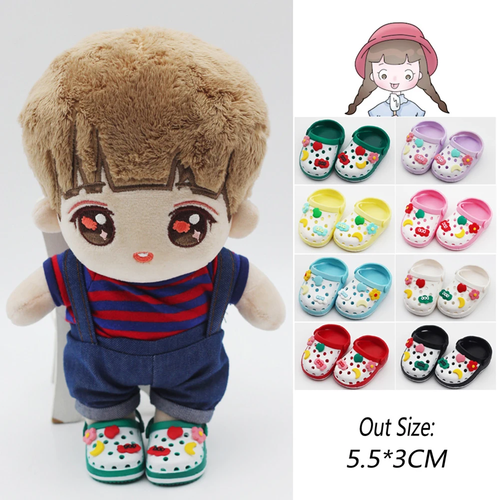 Doll Shoes (5.5 * 5cm) Sandals For Upset Duck for 20cm EXO Cotton Doll and UpsetDuck