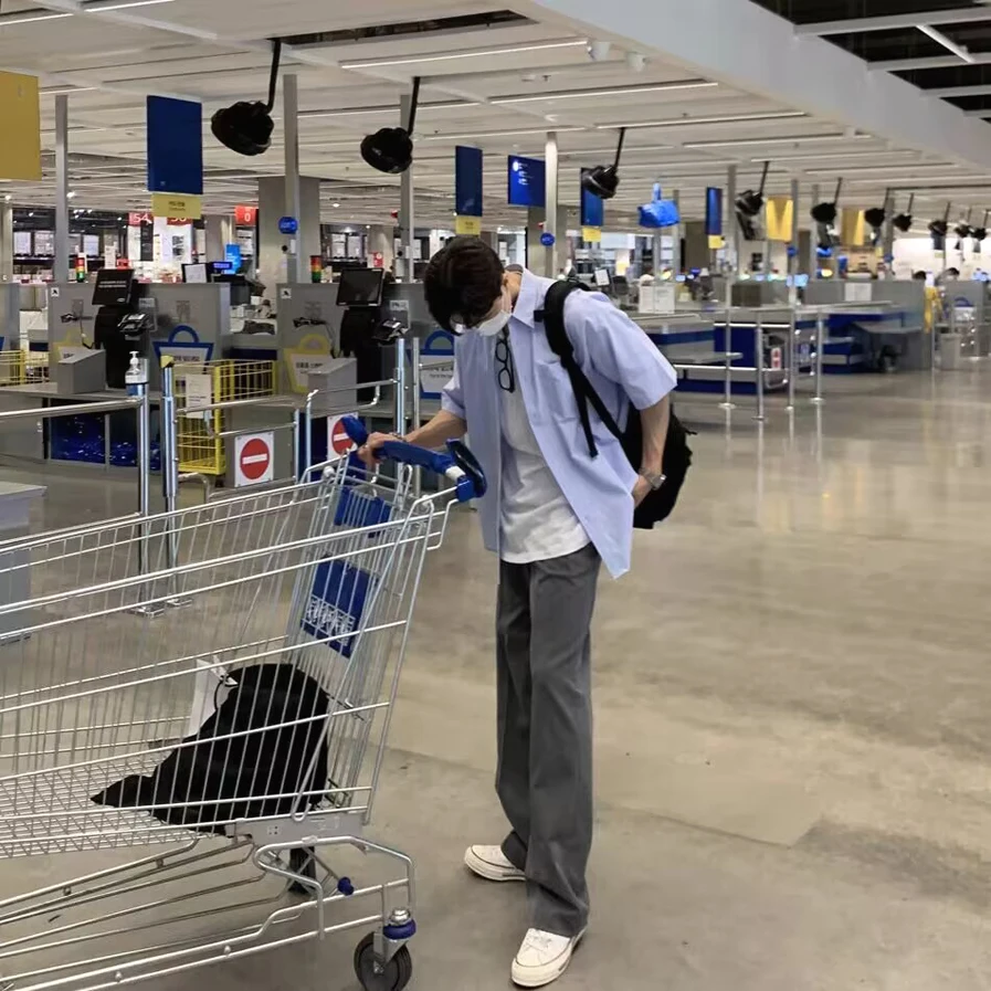 

Men's Straight Leg Chinos Spring Autumn Korean Sle Casual Pants Drapey Wide Leg Color High End Feelings ular Long ...