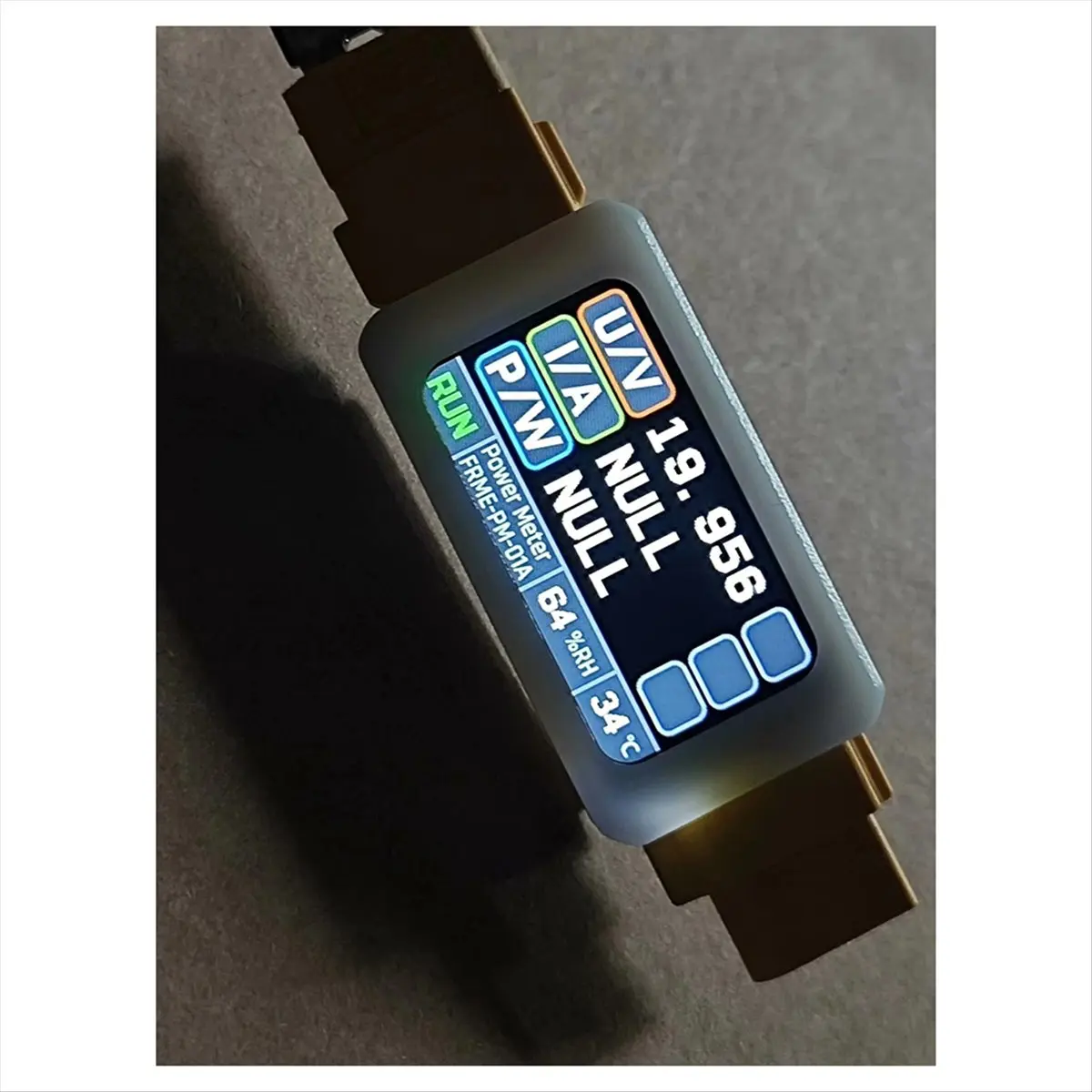 A64I NEW Power Meter 80A Digital Voltmeter Ammeter with Color Screen 0-34V Voltage Temp Humidity Monitor with Backlit