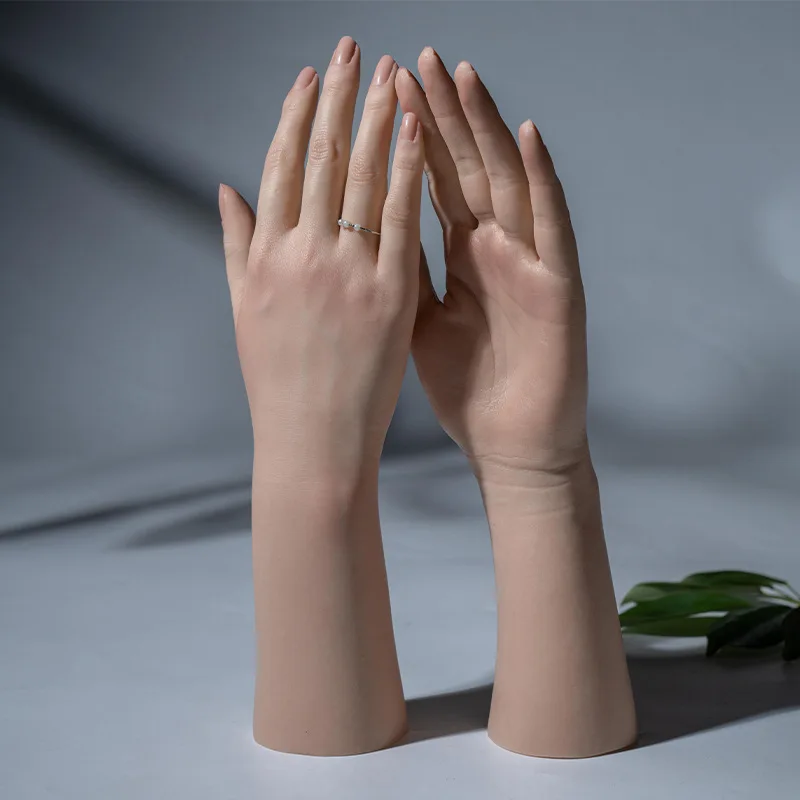 

Silicone Practice Hand Mannequin For Jewelry Display