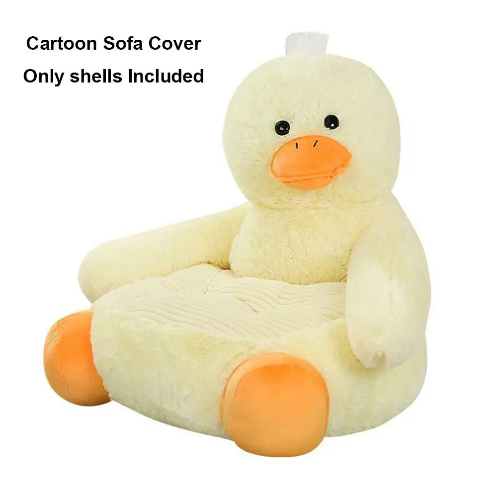 Mała Panda Krzesło Sofa Cartoon Miś Kaczka Zwierzę Miękka Cartoon Leniwa Sofa Pokrowiec Wygodna Ergonomiczna Bawełniana Zmywalna Sofa