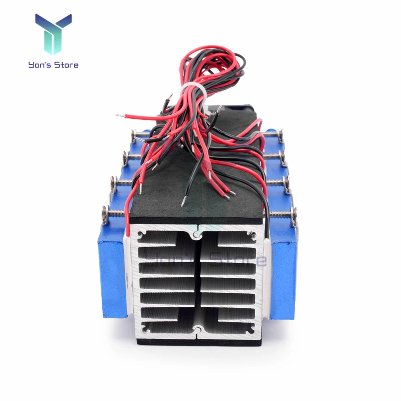 12V 576W 8 Chip Semiconductor Thermoelectric Cooler Peltier Electronic Cooling Radiator Air Conditioner Refrigerator cooler