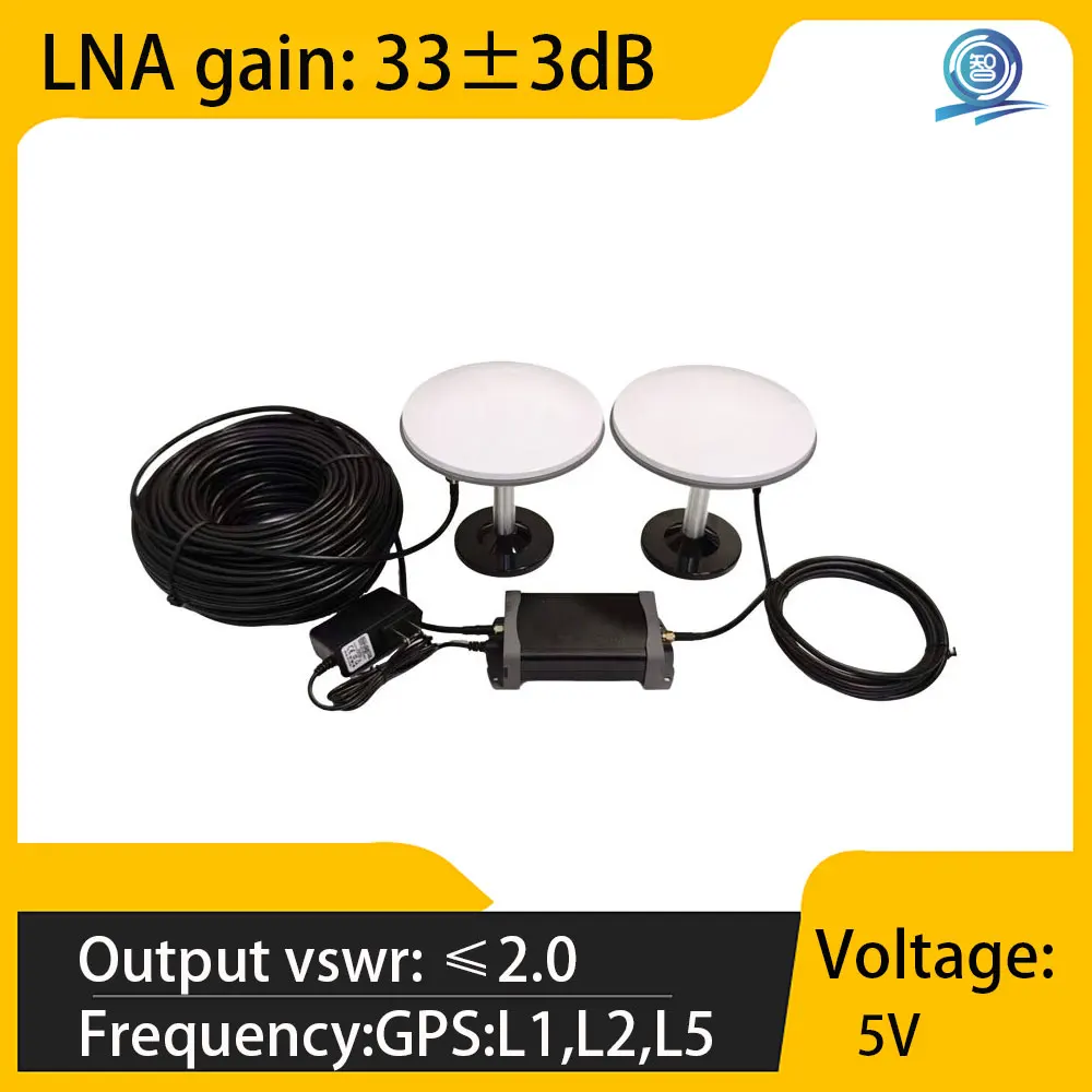 Receptor GPS GNSS RTK de Alta Precisión y Bajo Consumo, Repetidor de Señal GPS de Doble Transmisión, Prueba de Satélite en Interiores