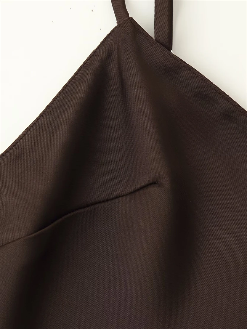 Damenkleid aus Seidensatin mit Textur und Spitzendetail, modisches und sinnliches asymmetrisches Design, neu eingetroffen