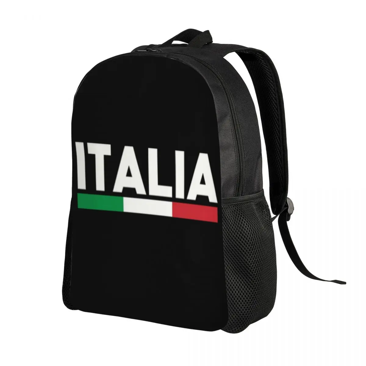 Customized Flag Of Italy Backpack for Men Women College School Students Bookbag Fits 15 Inch Laptop Italian Patriotic Bags