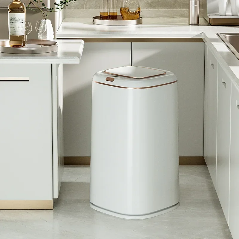 20/35/40L Smart Trash Can Large Capacity Automatic Sensor Waste Garbage Bin Kitchen Dustbin Electric Touchless Wastebasket