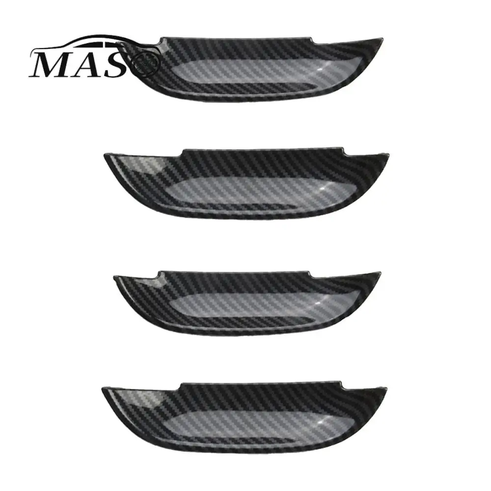 

Door Handle Bowl Cover Trim for Dodge Charger 2016 2017 2018 2019 2020 2021 Carbon Fiber ABS Material