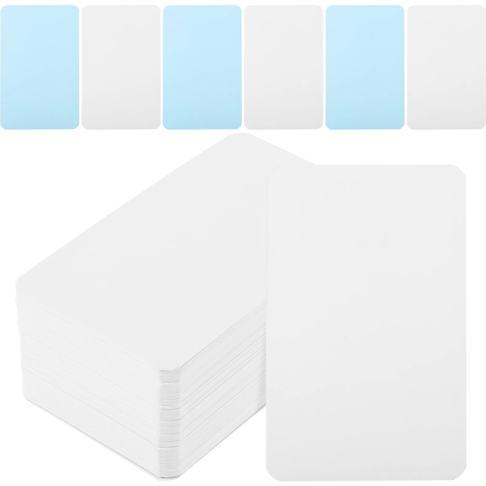 Imagem -06 - Bulk Memory Paperboard Portable Pads Blank Index Cards Flashcards para Estudar Kraft Memo Small Note