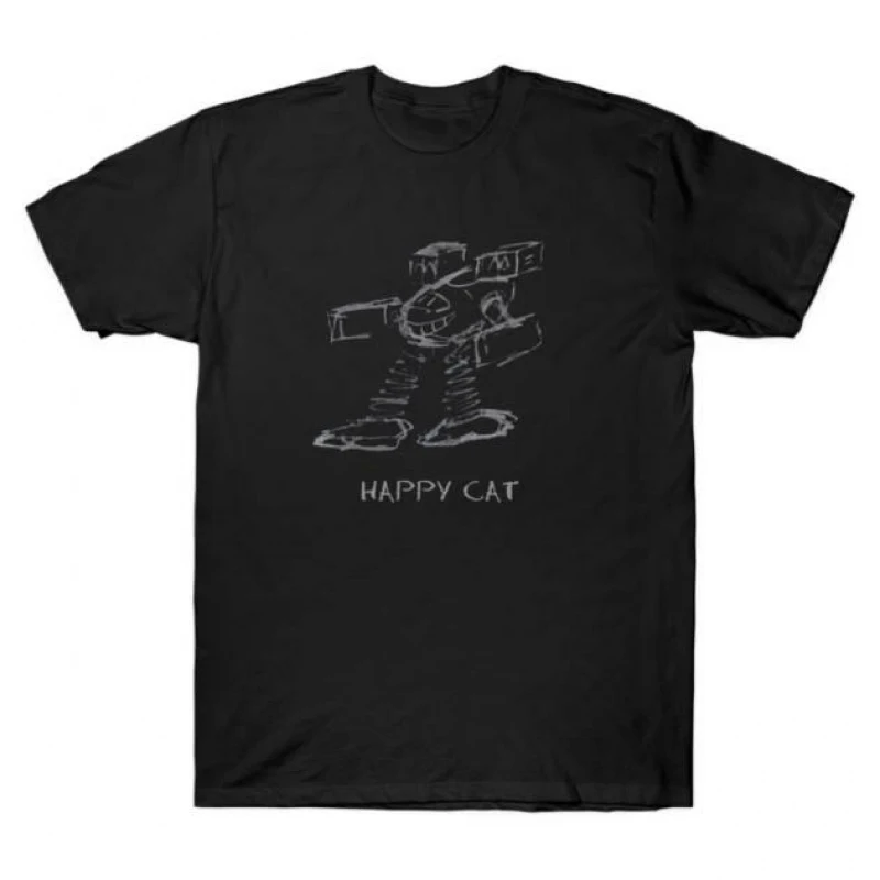 

Happy Cat Mechwarrior MWO Mech Combat RPG Gift t shirt for gamer Battletech Graphic clothes Short sleeve All size tops S-6XL