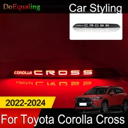 For Toyota Corolla Cross XG10 2024 2023 2022 Modified Rear Bumper Light Brake LED Tail Flow Turn Signal Navigation Parts