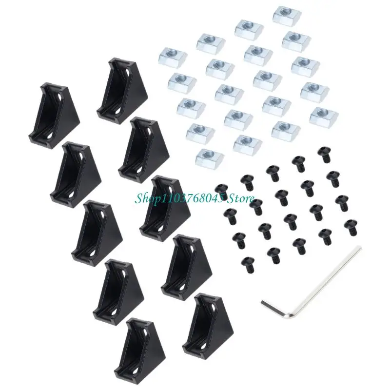 R53F Aluminum Frame Corner Connectors With For Secure 90 Degree Fixing