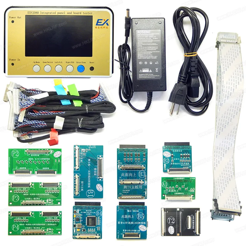 TV Screen Board Integrated Tester EX-V2080 LCD TV motherboard tester LV-DS/MINI-LVDS/4K-VBY1screen tester