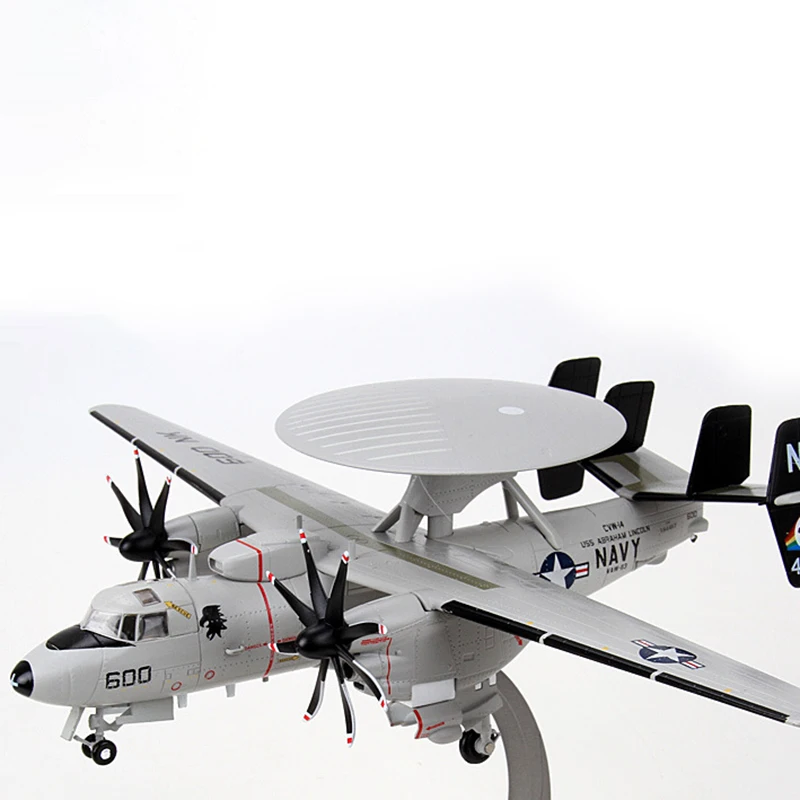 Scale 1/72 E-2C Hawkeye Warning Navy Carrier Aviation Military Miniature Diecast Alloy Aircraft Models Souvenir Collections Toys