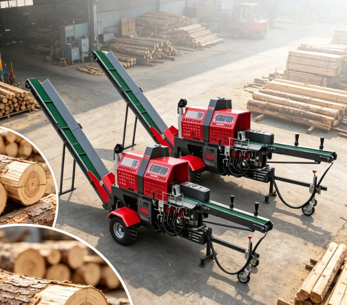 Customized New Product Hydraulic Log Processor Forestry Equipment Wood Processor