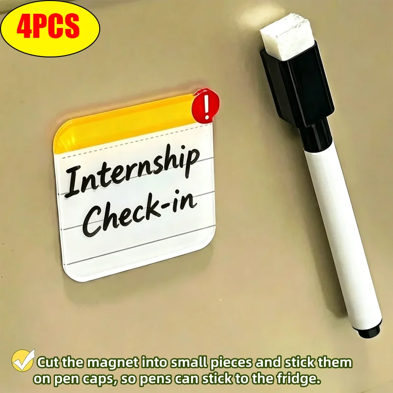 Creative Exclamation Mark Pop-Up Style Refrigerator Message Magnet, Reusable Acrylic Memo Board,For Home Festival Party Decor
