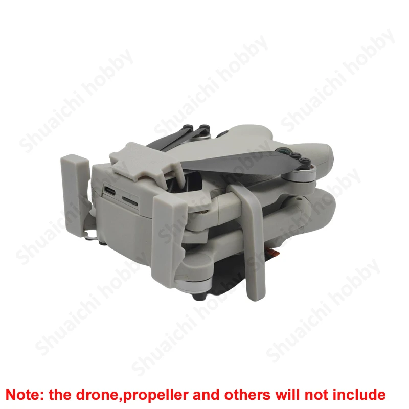 1 ensemble pour Drone DJI MINI4 Pro RC, trépied surélevé, support de protection pour train d'atterrissage, pièces de retenue d'hélice imprimées en 3D