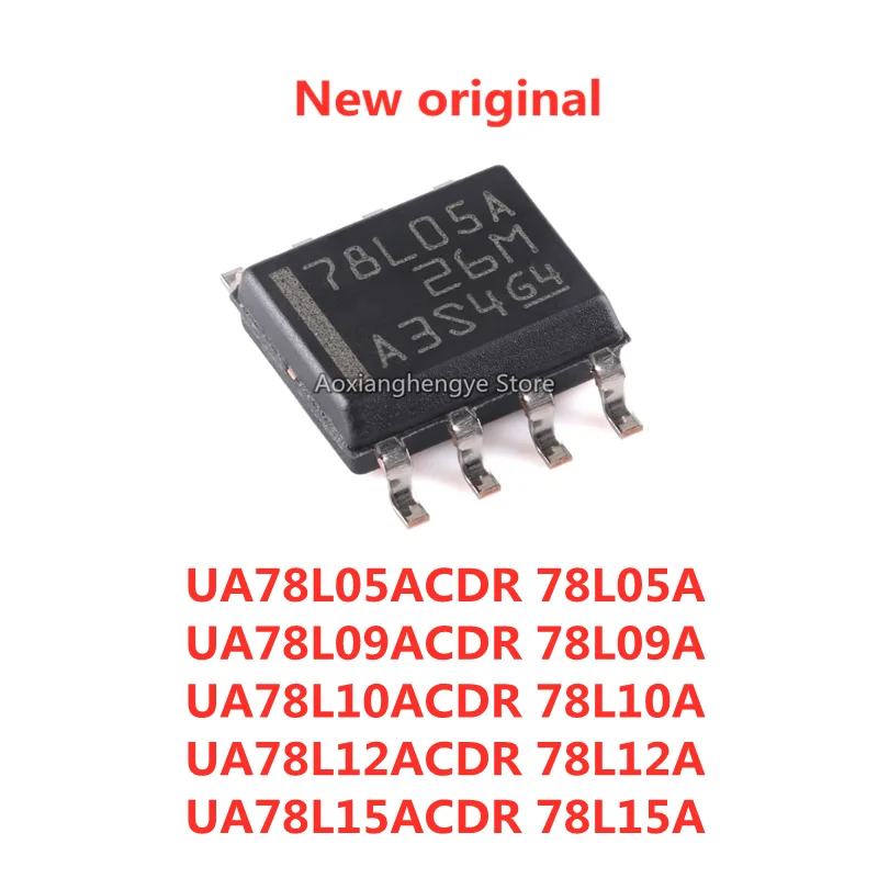 10PCS UA78L05ACDR 78L05A UA78L09ACDR 78L09A UA78L10ACDR 78L10A UA78L12ACDR 78L12A UA78L15ACDR 15A SOP8 Linear voltage regulator