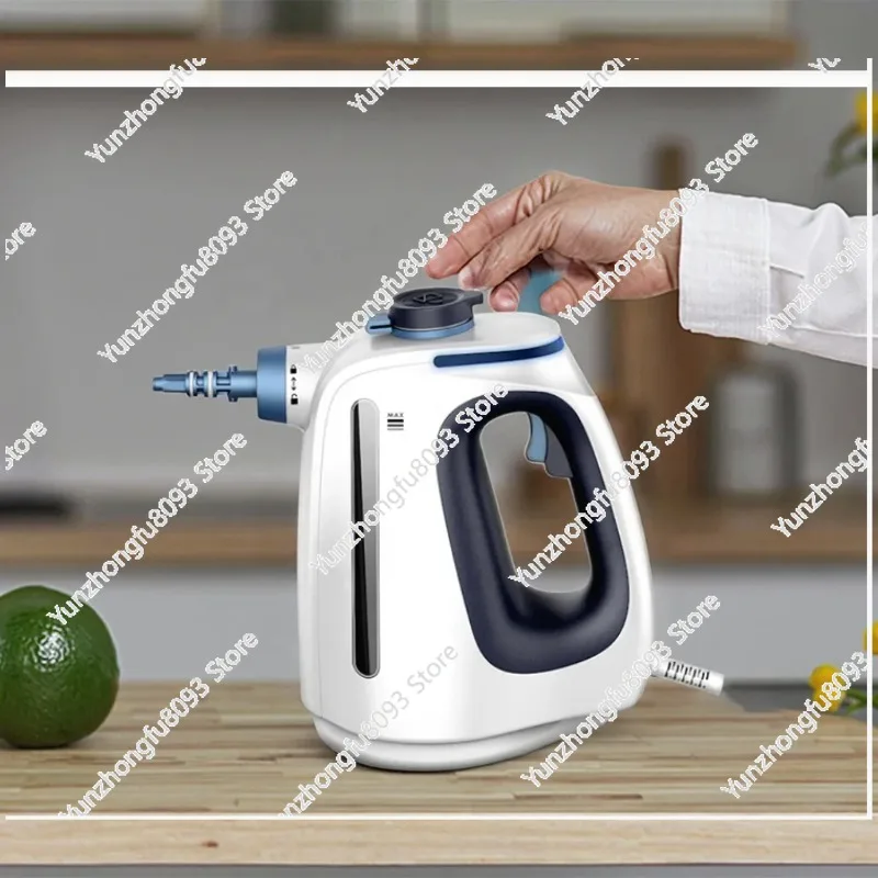 

Портативный профессиональный многофункциональный пароочиститель 9-в-1 с высоким давлением, 1350 Вт, нагрев за 20 секунд, 100 мл моющего средства