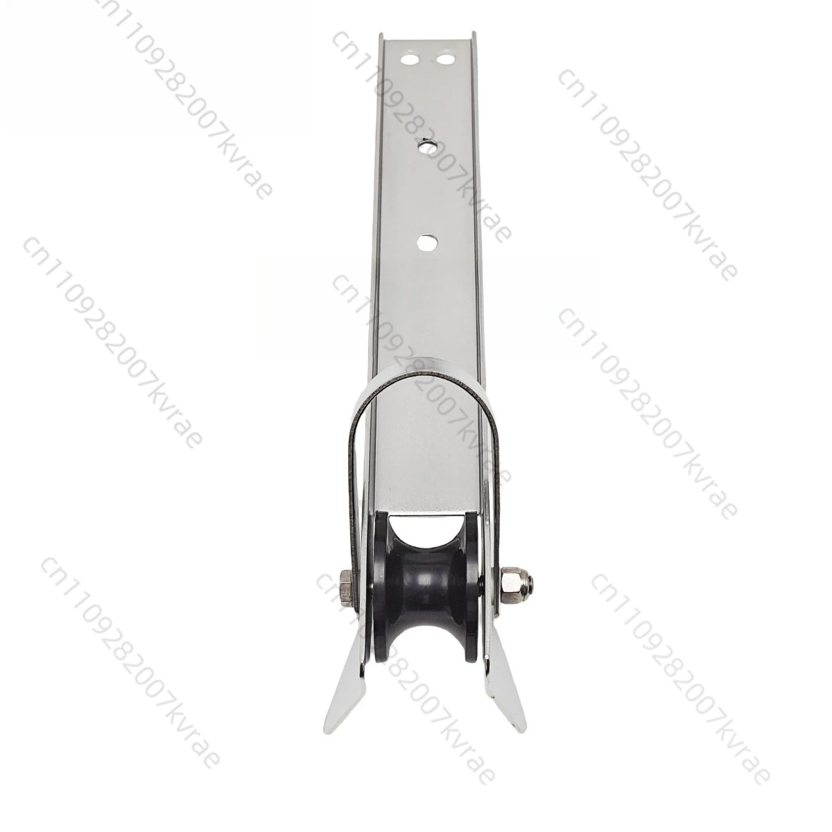 Stainless steel 390mm wheel bracket anchor towing boat anchor accessories with roller yacht marine hardware