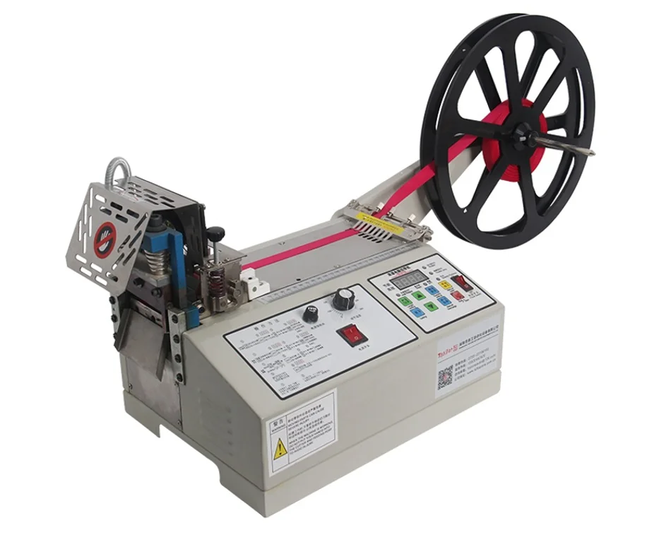 HR-100LR Good Quality High Speed  Automatic  Elastic Ribbon Webbing Hot Cutting Machine