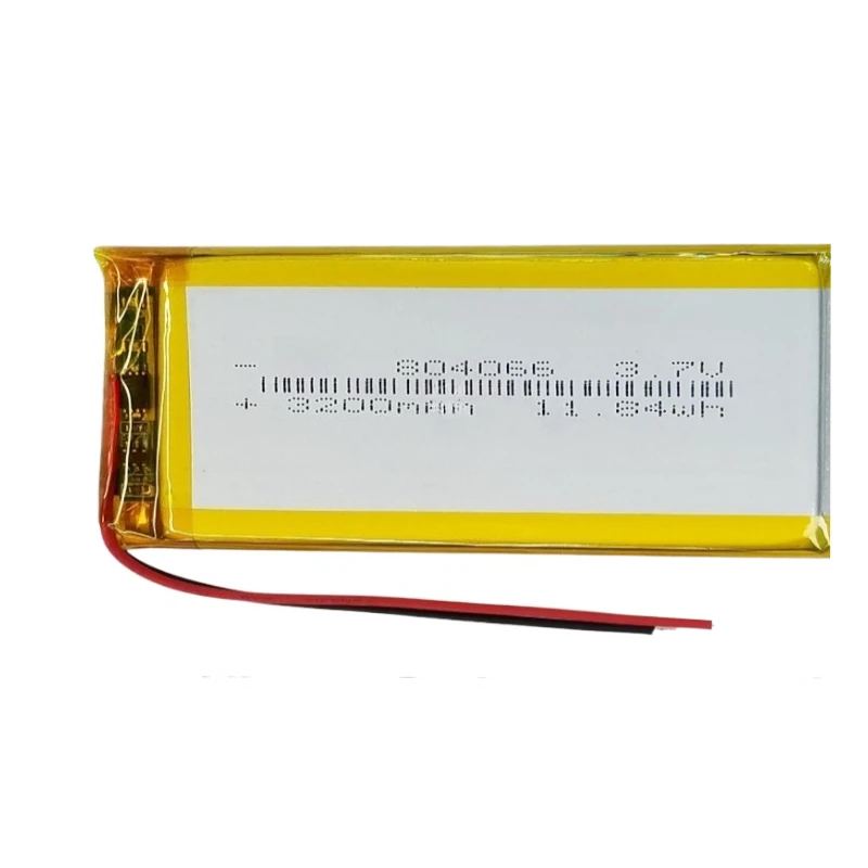 804069 High Quality Battery 3.7V 3200mAh for Open Source Console R36S Game Machine Brand New Replacement Battery