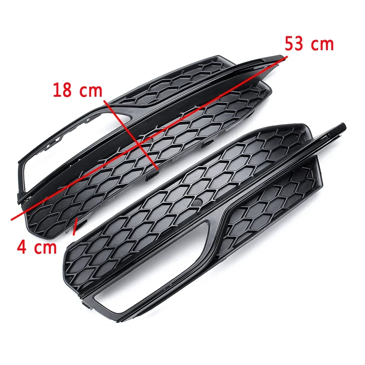 Front Bumper Fog Light Grille Lamp Grill Cover For Audi A3 S3 S-Line 2013 2014 2015 2016 8V3807682L 8V3807682G Car Accessories