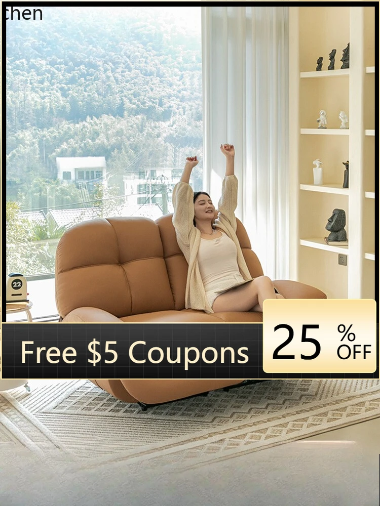 

double multi-functional sofa bed small apartment living room zero wall adjustable sofa