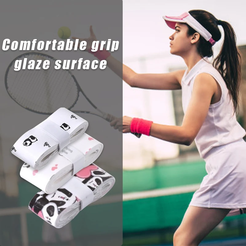 NPY موضة امتصاص العرق تنس الريشة شريط لحام الباندا مقاومة للاهتراء مضرب بدمنتون السيطرة التفاف Skidproof عرق الفرقة