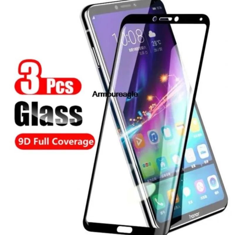 

Защитное стекло 9d для huawei honor note 10, закаленное стекло с полным покрытием, 3 шт.