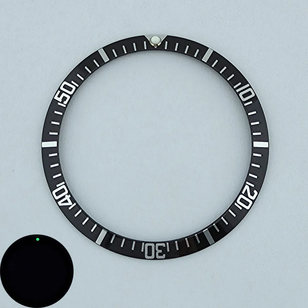 GMT bisel Retro de inserción de aluminio para reloj, herramienta de reparación de accesorios de 40mm, 36,5mm