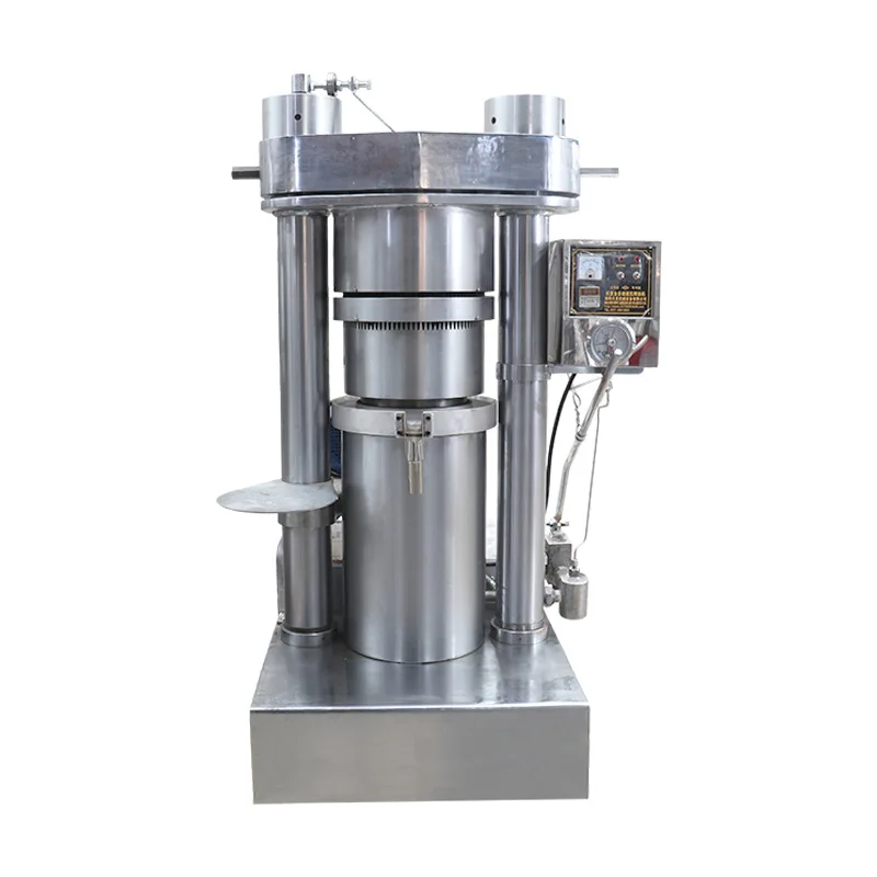 

Automatic hydraulic oil press commercial sesame oil machine equipment complete set of oil factory