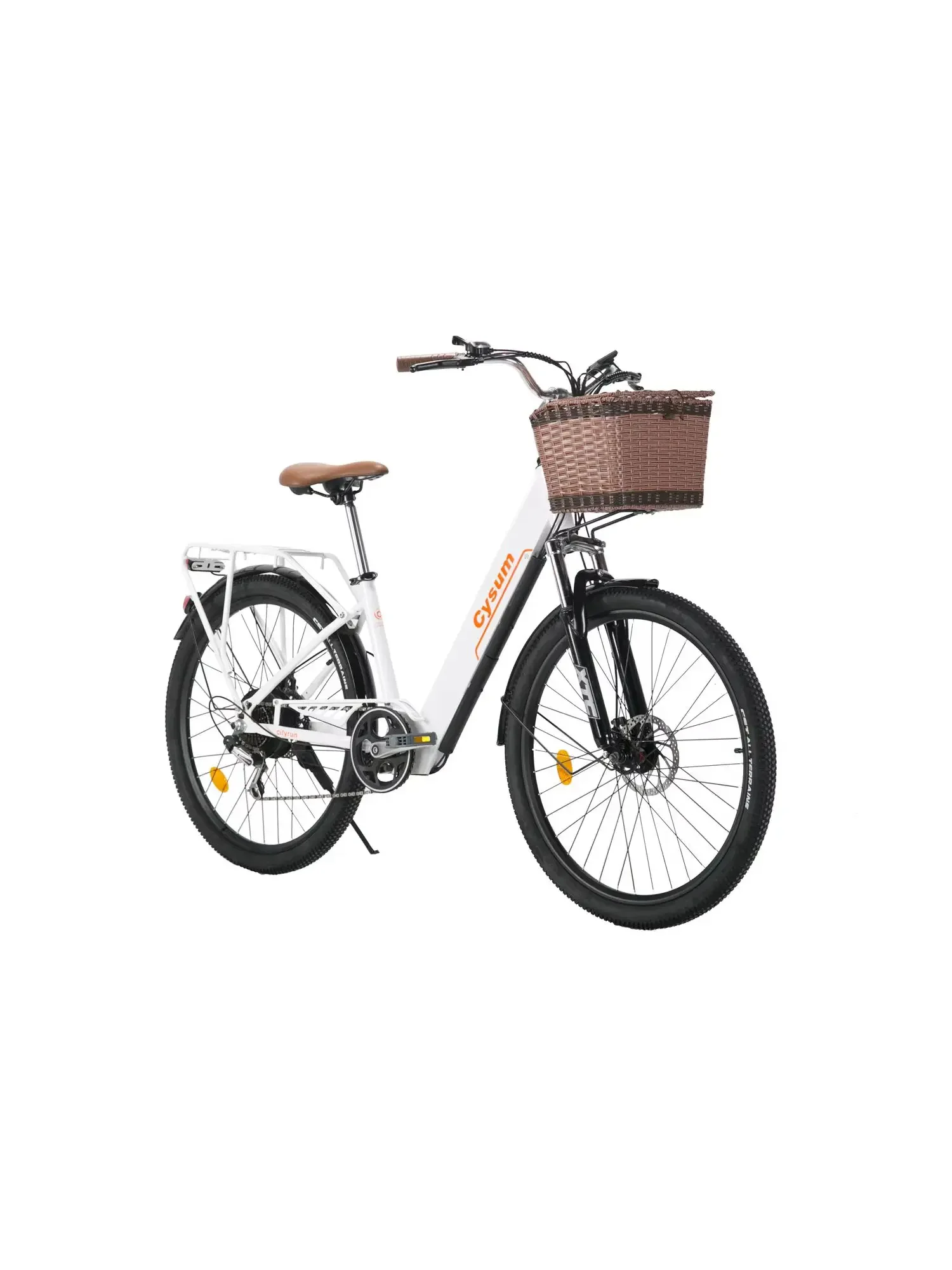 CYSUM Cityrun-26 Elektrofahrrad, 250W Motor, 36V 10Ah Akku, 25km/h Höchstgeschwindigkeit, 30-50km Reichweite, Scheibenbremse