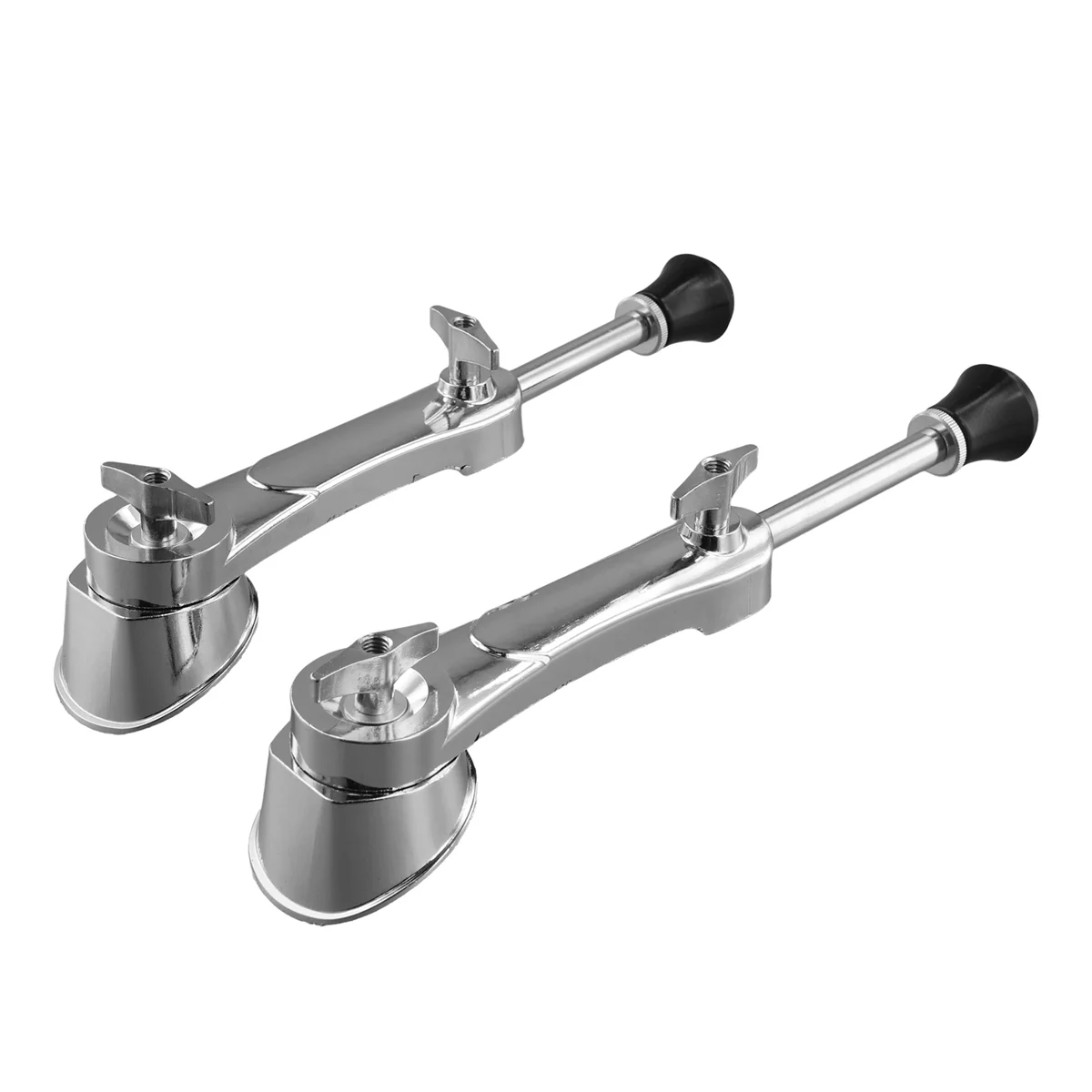 

ABME Bass Drum Spurs Legs Bracket Jazz Drum Holder Stand Legs,Fixed Drum Leg Bracket Feet Anti-Slip Percussion Parts