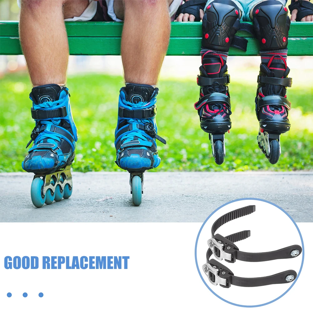 

4pcs Replaceable Skate Buckles For Roller Skates And Ice Skates Skate Adjustment Buckles Skate Ratchet Buckles Skating Straps