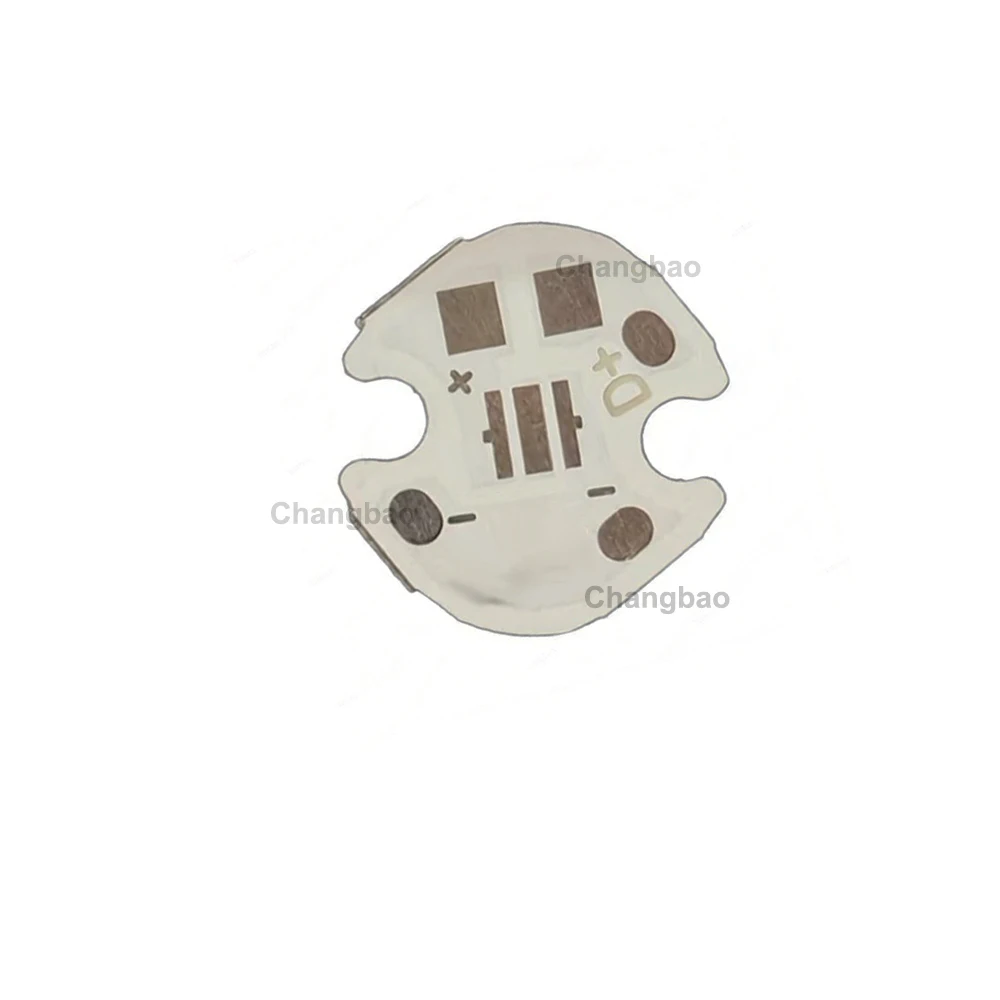 104pcs/lot 16mm 2Leds Aluminum PCB with Resistor Position for 3535/3030 XTE/XPG/XPE Leds