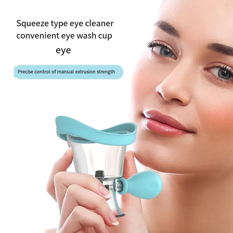 

Squeezing Soft Silicone Eye Wash Cups Eyes Cleaner Flushing Rinse Cups Resuable Bath Eyewash Cups for Relieve Fatigue Dryness