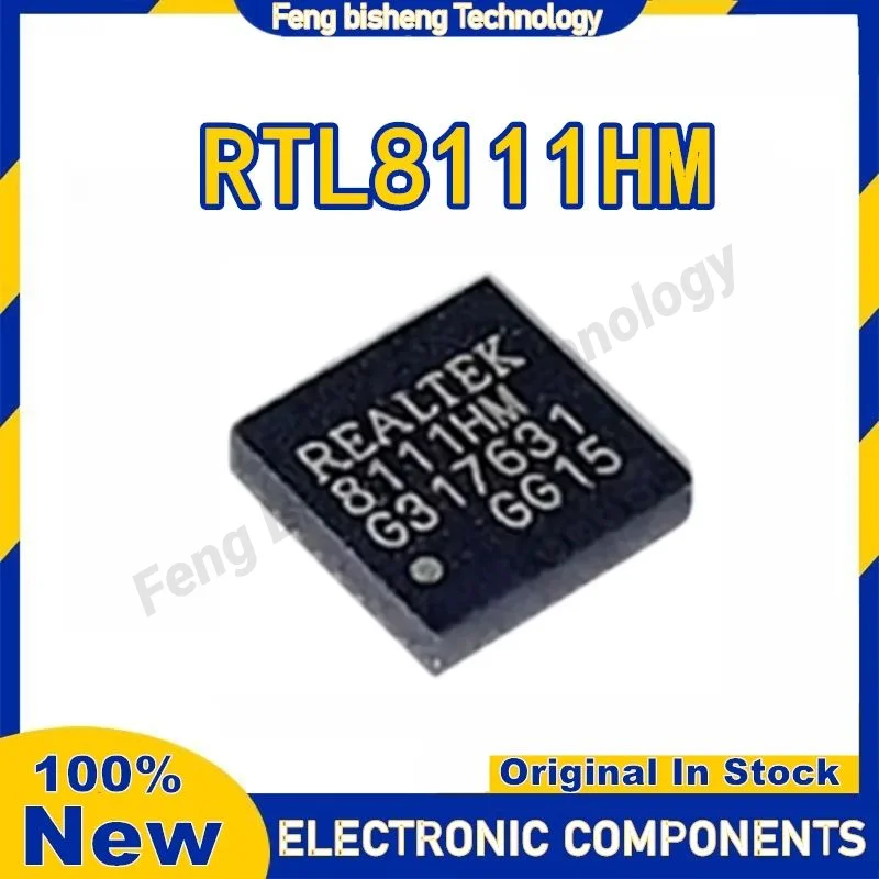 

2PCS 100% New 8111HM RTL8111HM RTL8111HM-CG QFN-32 Chipset