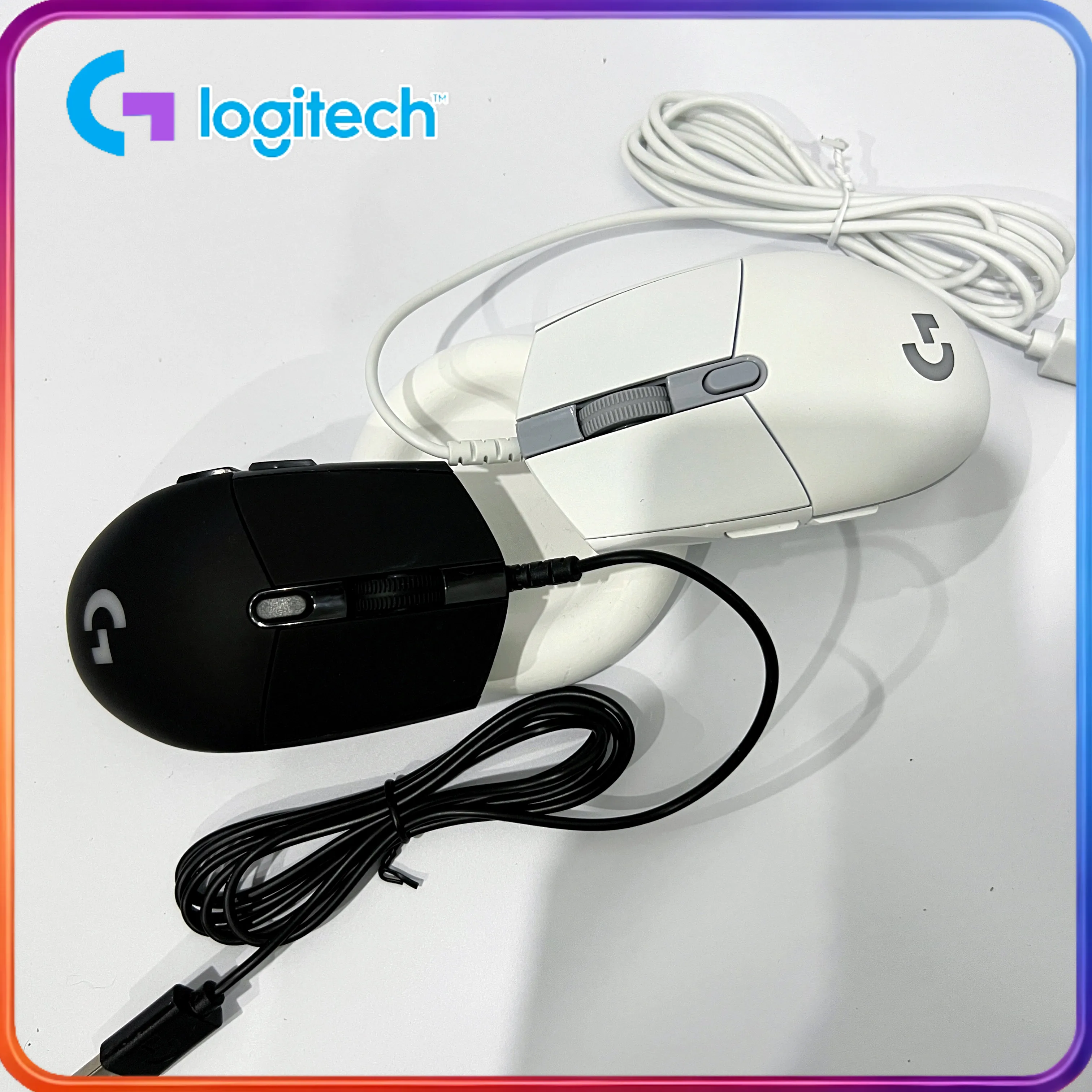 

Logitech G102/G203 RGB Backlit Wired Mouse, 8000 DPI, Desktop & Laptop Compatible