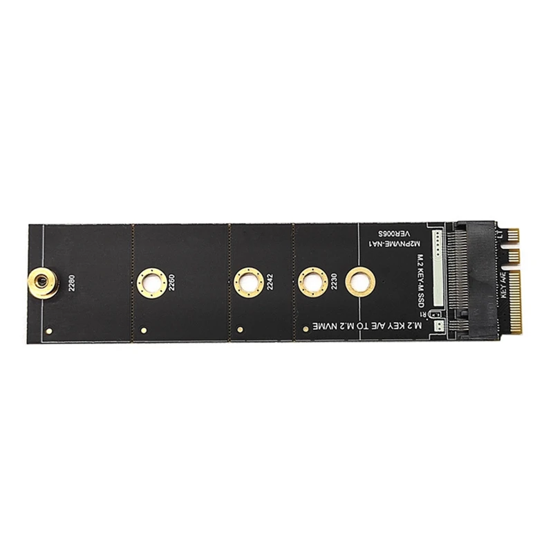 Emplacement pour clé M.2 A + E vers carte adaptateur M.2 NVcloser NGFF vers KEY-M 6 000 cartes NVMe PCI Express SSD Port 6 000