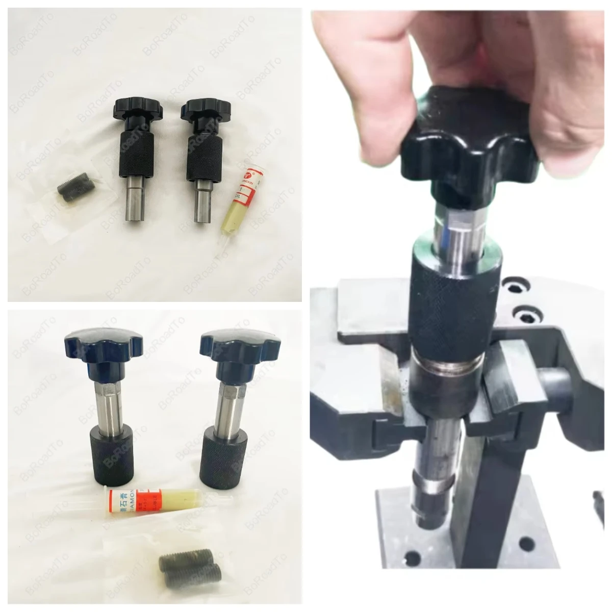 CRIN1 CRIN2 Diesel Common Rail Injector Body Grinding Repair Tool Sets with Paste