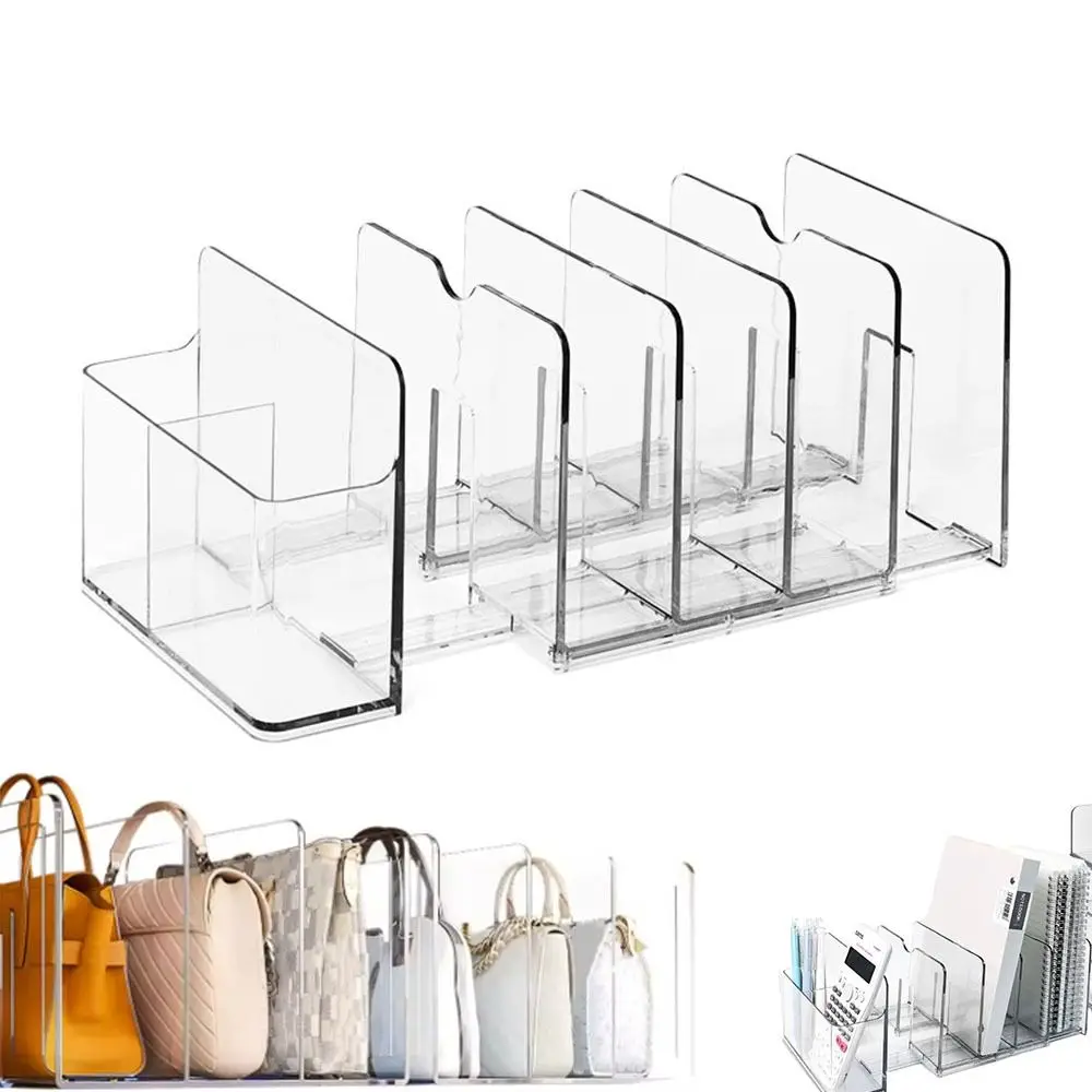 

Прочный прозрачный пластиковый кошелек-органайзер для сумок, выдвижной с держателем для ручек, настольный сортировщик файлов, держатель для книг