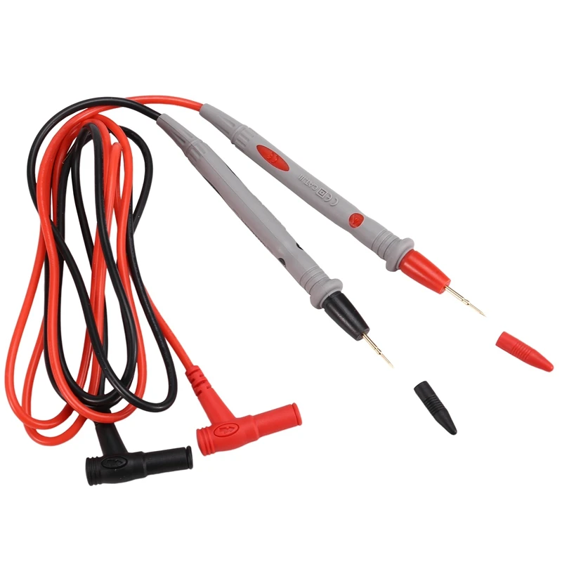 Tester Probe Pen Multimeter Pen Silicone Test Leads 20A 1000V Replaceable Needle Probes Tester Cables For Multimeter