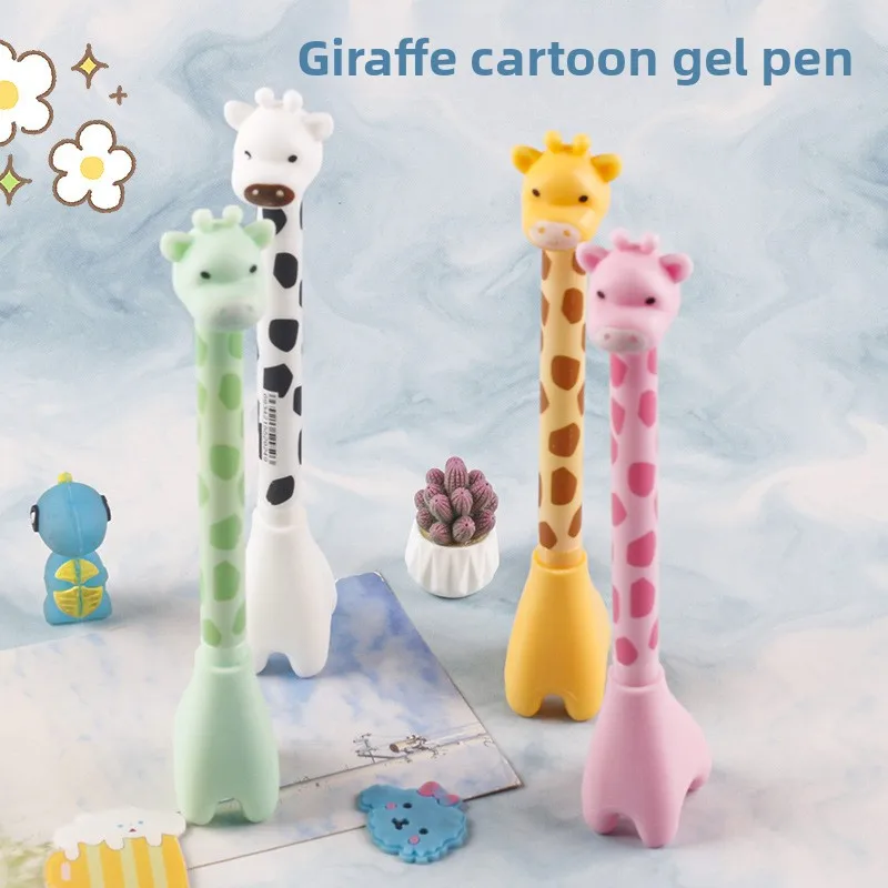 

New Creative Giraffe Neutral Pen - Cute, High-Aesthetic Student Stationery, Prize, Office Supplies, and Event Gift