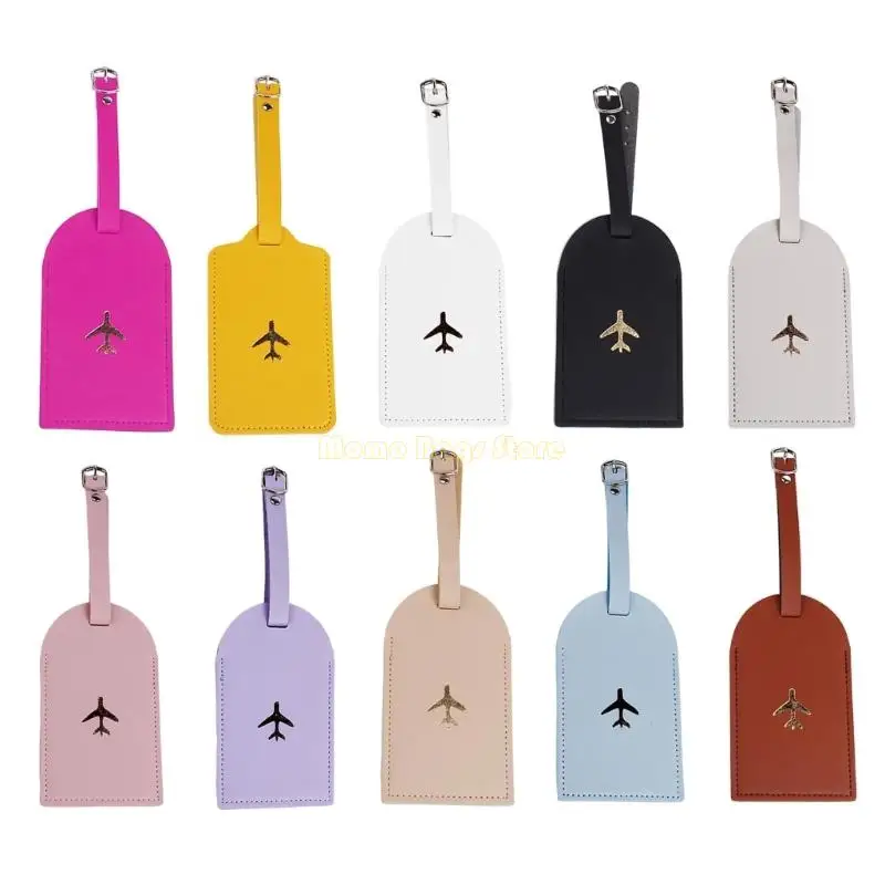 

X90D Pu Leather Privacy Protections Bag Tages Luggage Tages for Suitcase,PU Leather Travel Cruise Luggage Tages Women Men