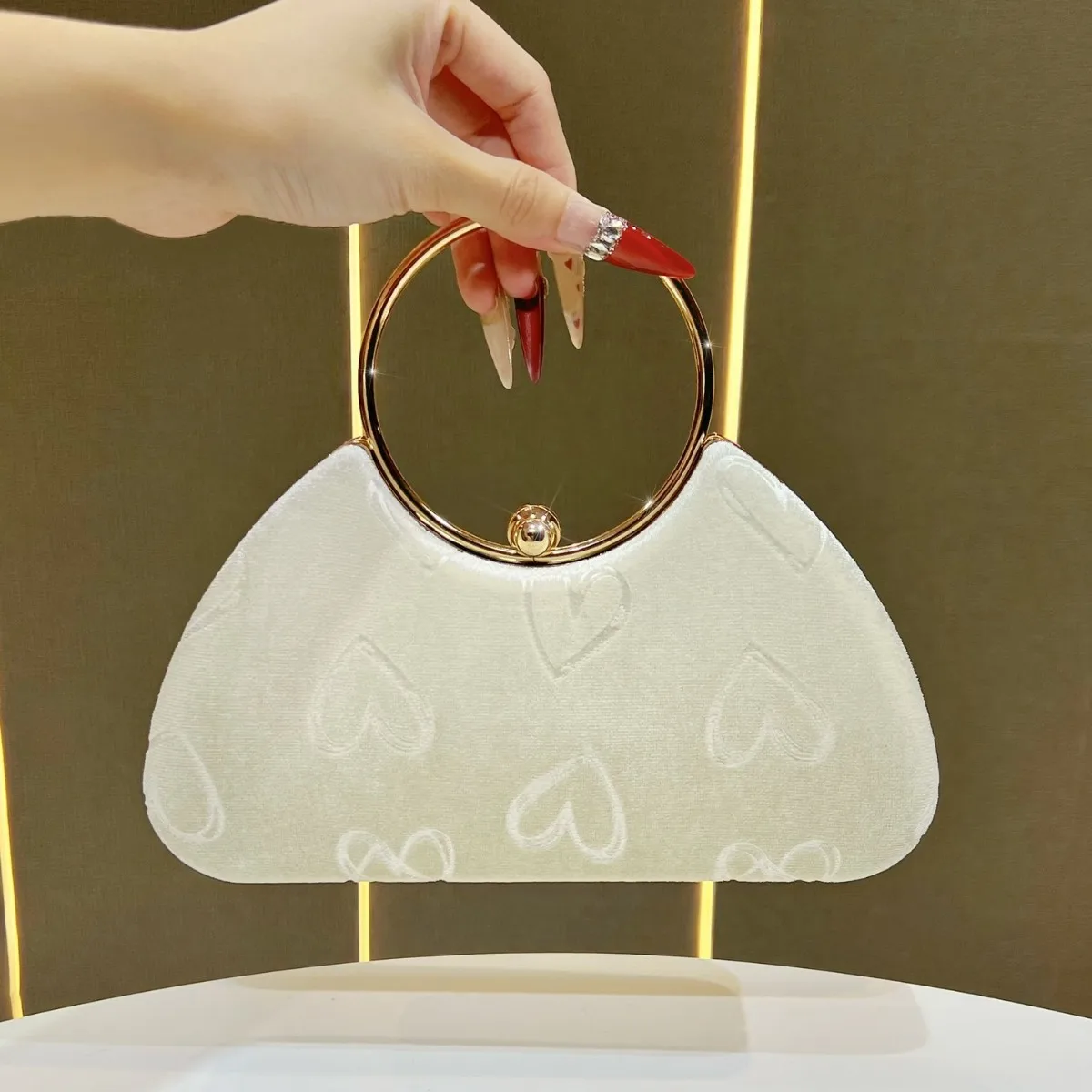 

2025 New Elegant Evening Bags For Women Luxury Chain Shoulder Crossbody Bags Velevt Party Wedding Clutch Ladies Fashion Bags